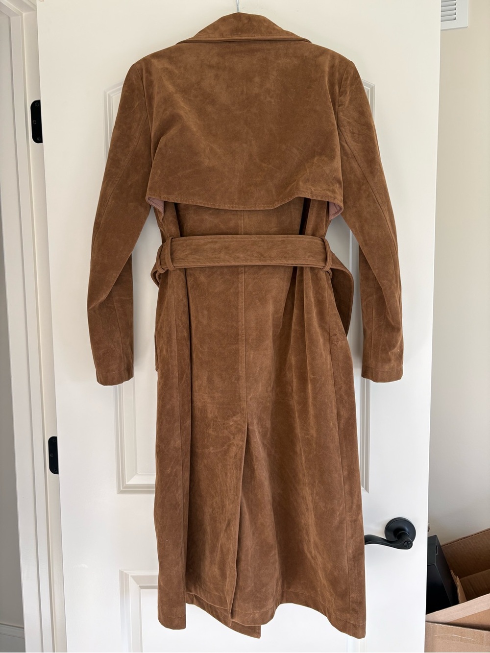 Avec Les Filles suede trench coat - Picture 3 of 5